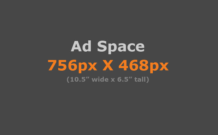 Full Page Ad Space
